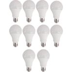 Mikasso Kaliteli 10W E27 Duy LED Ampul Beyaz Işık 6500 Kelvin 900 Lümen 10 Adet