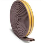 Mikasso Kapı ve Pencere Yapışkanlı Izolasyon Fitili/bandı Kauçuk Kahverengi (5 x 2) 10 M
