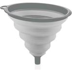 Mikasso Katlanır Huni Qlux Katlanır Huni Bpa Içermez Katlanır Huni Gıdaya Uygun Katlanır Huni Plastik Gri