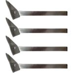 Mikasso Katlanır Metal Yer Sofrası Ayağı (4 Adet) Metalik