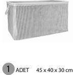 Mikasso Kazak Hurcu Mini Hurç 45X40X30 cm Gri - 1 Adet Pamuklu 45 x 40 Gri