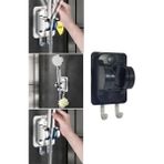 Mikasso ® Kendiliğinden Güçlü Yapışkanlı Askılı Duş Başlık Tutucu Siyah