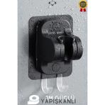Mikasso Kendinden Yapışkanlı Askılık Duş Mafsalı Güçlü Yapışkanlı Iki Askılı Duş Başlık Askısı Duş Mafsalı B