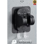 Mikasso Kendinden Yapışkanlı Askılık Duş Mafsalı Güçlü Yapışkanlı Iki Askılı Duş Başlık Askısı Duş Mafsalı S