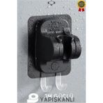 Mikasso Kendinden Yapışkanlı Askılık Duş Mafsalı Güçlü Yapışkanlı Iki Askılı Duş Başlık Askısı Duş Mafsalı
