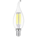 Mikasso Kıvrık Buji Filament Edison Tip Rustik Şeffaf Cam Ampul 6 W LED Ampul - Beyaz Işık Erd-94 Beyaz