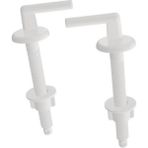 Mikasso Klozet Kapağı Montaj Vidası Seti 4 Parça 2 Adet 10 cm Pvc Klozet Kapağı Montaj Vidası