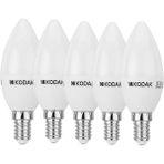Mikasso KODAK 5W 240 Lümen LED Beyaz Işık Ampul 5 Adet 5'li Beyaz Işık E14 LED Ampul