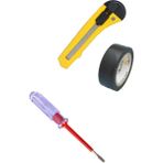 Mikasso Kontrol Kalemi Seti Maket Bıçağı-Kontrol Kalemi-Elektirik Bandı ( 3 Set )