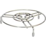 Mikasso Krom Metal Yuvarlak Tencere Çaydanlık Altlığı Nihale 19CM