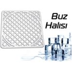 Mikasso Lavabo Buz Halısı Zemin Koruyucu Asorti Plastik Turuncu