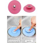 Mikasso Lavabo Küvet Tıkacı Mutfak Gider Tıpası Lavabo Süzgeci Pembe Seramik