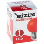 Mikasso LED Gece Lambası Ampul 1W Kırmızı