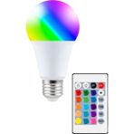 Mikasso LED Uzaktan Kumandalı Renk Değiştiren Ampul Rgb 10 W Beyaz Lamba ve Renkli Ampul Ampul - Çok Renkli