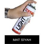Mikasso Lıght Sprey Boya 250 ml Mat Siyah Siyah