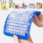 Mikasso Mavi 160'LI Silikon Minik Küp Şekilli Buz Kalıbı Buz Küpü Buzluk Plastik