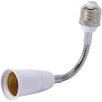 Mikasso Metal Spiral Kıvrımlı E27 Den E27 Ye Duy Uzatma Plastik (17 Cm) 20W - Çok Renkli