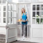 Mikasso Mıknatıslı Kapı Sinekliği 105X210 cm Raptiyeli ve Cırtbantlıdır Metal
