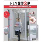 Mikasso Mıknatıslı Kapı Sinekliği 90X210 cm Cırtbantlı Tül