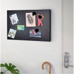 Mikasso Mıknatıslı Pano Siyah 50X32 cm Dekoratif Metal Magnet Panosu Metal Siyah - Çok Renkli