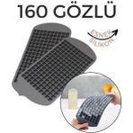 Mikasso Mini Küp Şekilli , Silikon Buz Kalıbı - 160'LI Mini Buz Kalıbı Silikon