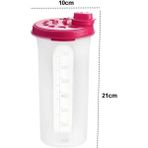 Mikasso Moonstar Zeytinyağlık Yağdanlık Pratik Kapaklı Sızdırmaz 700ML-OIL-905 Pembe