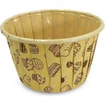 Mikasso Muffin/cupcake Kek Kalıbı/kabı Kapsülü,fırına Girebilen, Airfryer Uyumlu, Desenli Kraft 50'li Kağıt