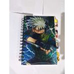 Mikasso Naruto 3 Boyutlu Ayraçlı Defter Yeni Seri Sert Spiralli Çizgili 100 Yaprak Orta Boy Yeşil Konsept De - Çok Renkli