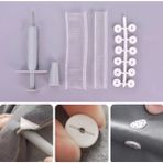 Mikasso Nevresim Çarşaf Battaniye Sabitleme Kılçık Pul Takım Yorgan Kılıfı Sabitleme Seti Plastik