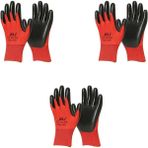 Mikasso Nitril Iş Güvenlik Eldiveni - Kırmızı - 10/xl - 3 Çift - Paket Kırmızı