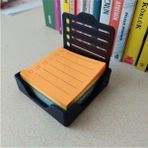 Mikasso Not Kağıdı Tutucu – Masaüstü Notluk Düzenleyici, Post-It Standı Küp Not Kağıdı - Çok Renkli