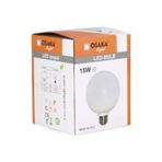 Mikasso Osaka G95 15W E27 Duy Led Ampul 3000K Gün Işığı Gün Işığı E27 Led Ampul 15 Watt Beyaz