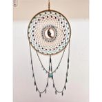Mikasso Otantik Düş Kapanı. Orjinal Kaplan Gözü ve Turkuaz Taşı. 30X 70CM Taş Haki - Çok Renkli