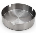 Mikasso Paslanmaz Çelik Küllük, Yuvarlak Küllük 8 cm Metal Metalik Yuvarlak