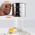 Mikasso Paslanmaz Metal Pratik Un Eleği Metal