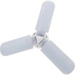 Mikasso Pervane Şeklinde Katlanabilir-Açısı Ayarlanabilir 40W Beyaz LED Ampul E-27