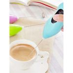 Mikasso Pilli Mini Mixer Kahve Süt Köpürtücü Karıştırıcı Cappuccino Mixer Plastik