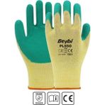 Mikasso PL550 Polyester Örme Lateks Işçi Eldiveni 10 Numara 3 Çift