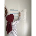 Mikasso Planlayıcı Akıllı Kağıt Planner Sticker Kağıt Tahta Yazı Tahtası Takvim Haftalık Week Set Yapışkanlı - Çok Renkli