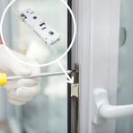 Mikasso Plastik Pvc Pimapen Kapı Kolu Beyaz Wc-Banyo Metal
