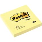 Mikasso Post-It 654 76X76 100 Yaprak Sarı Not Kağıdı Küp Not Kağıdı - Çok Renkli