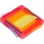 Mikasso Postit 5 Renk 50 Yaprak Ayraç (Şeffaf Kutusunda) Yapışkanlı Not Kağıdı - Çok Renkli