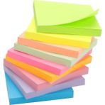 Mikasso Postit Yapışkanlı Kağıt 80 Yaprak 8 Adet Yapışkanlı Not Kağıdı - Çok Renkli