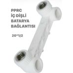 Mikasso Pprc Çiftli Batarya Bağlantısı 20*1/2 ** Kalorifer Doğalgaz Su Tesisat Malzemesi