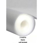 Mikasso Premium 3 Metre Pıtırcıklı Kaydırmaz Şeffaf Raf Örtüsü Halı Kaydırmaz 45 CMX3M Kalın Kal %100 Pamuk