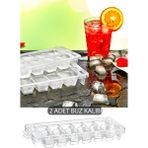 Mikasso Premium Çift Buzluk Dondurucu Kabı Buz Kalıbı Plastik