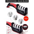Mikasso Profesyonel Bıçak Bileyici Tungsten Elmas 3 Açılı Şef Bıçak Bileyicisi