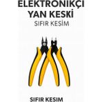 Mikasso Profesyonel Elektronikçi Yan Keski – Sıfır Kesim Hassas Kargaburun Pense | Kablo, Tel Kesme Aleti