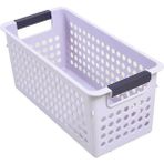 Mikasso Q-Basket Dikdörtgen Plastik Storage Sepet- Bej Plastik Bej Tr