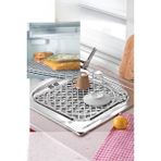 Mikasso Qlux Ideas Lavabo Buz Halısı Buzluk Zemin Koruyucu Bulaşık Kurutma Matı Plastik 30 x 30 Tr